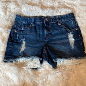 Girls Justice Denim Shorts